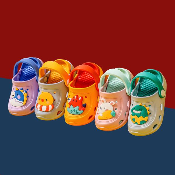  Dép bé gái / bé trai Cross Color chống trơn trượt 