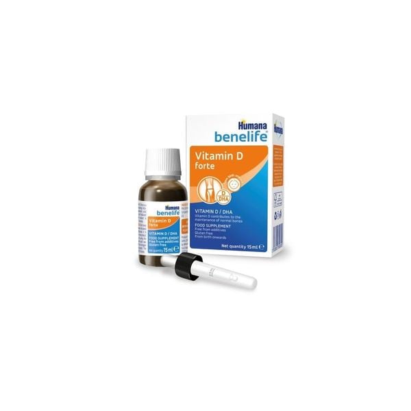  Thực phẩm chức năng Vitamin D Humana forte 15ml FS cho bé 