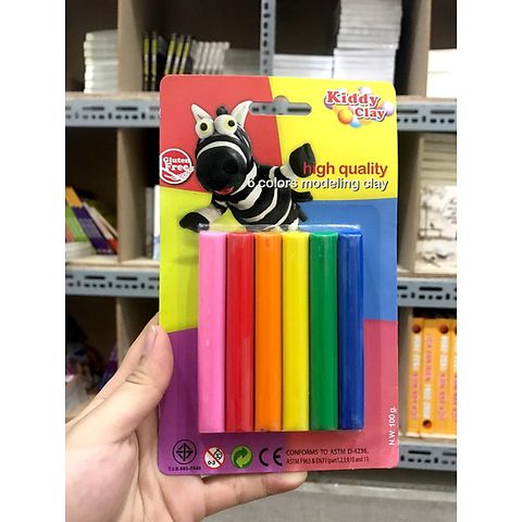  Đất nặn 6 màu 100g ST-100-6 