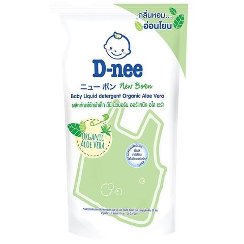  Dung dịch giặt xả quần áo D-nee xanh lá 550 ml 