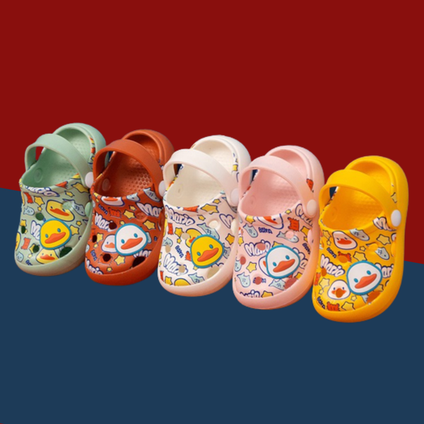  Dép bé gái / bé trai Cross Duck chống trơn trượt 