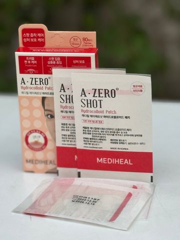  Miếng dán mụn Mediheal A-Zero shot trouble dressing spot patch 80 miếng 