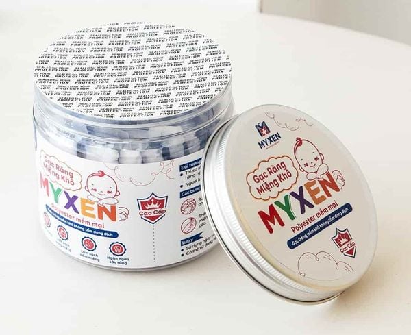  Gạc răng miệng khô Myxen hũ to (30 cái/hộp) 