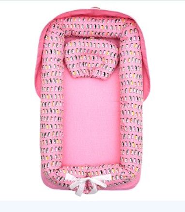  Đệm ngủ ngon di động cho bé (kèm gối lõm chống méo đầu) PK0790 - BabyOne 
