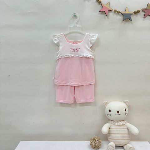  Bộ ngắn bé gái tay cánh tiên 1749 