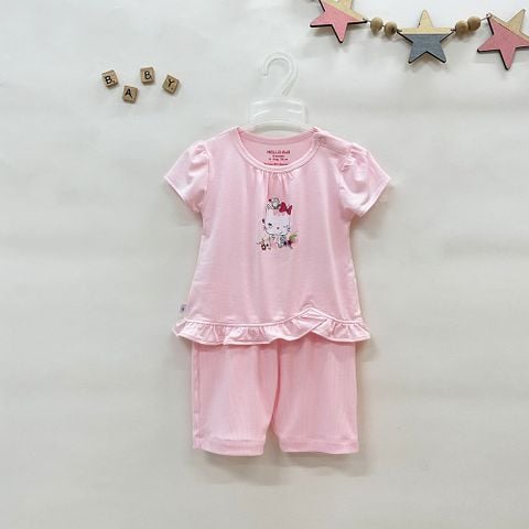  Bộ ngắn bé gái bèo lai 1750 