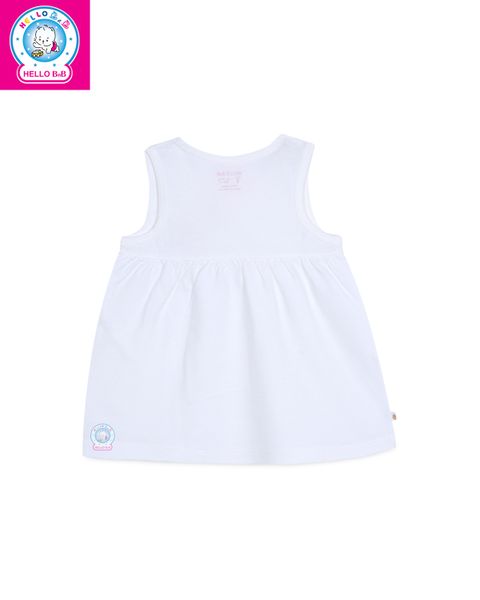  Áo lá rút dún trắng bé gái 0044 (Hình in ngẫu nhiên) - HELLO BnB 