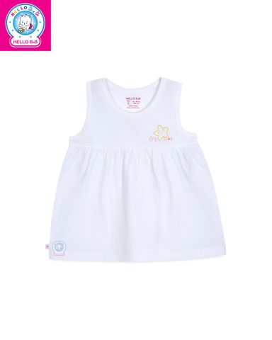  Áo lá rút dún trắng bé gái 0044 (Hình in ngẫu nhiên) - HELLO BnB 
