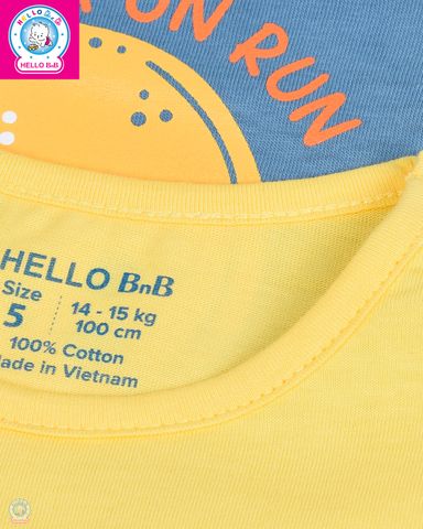  Áo nút vai màu tay ngắn (hình in ngẫu nhiên) 0607 - HELLO BnB 
