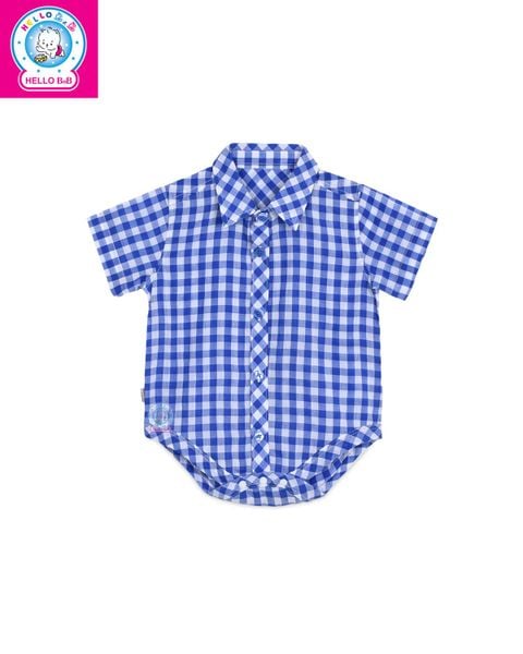  Áo sơ mi boby tay ngắn (kèm nơ) 1582 - BabyOne 