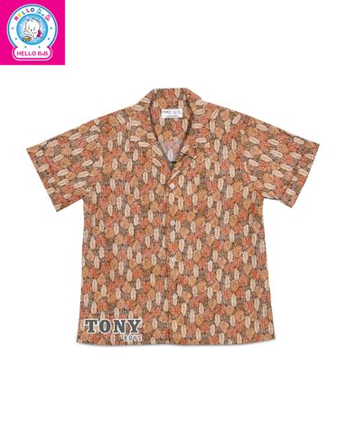  Áo sơ mi cổ đan tông tay ngắn SM1589 - Tony Boys 