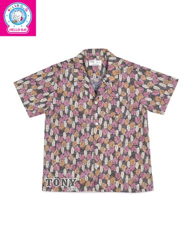  Áo sơ mi cổ đan tông tay ngắn SM1589 - Tony Boys 