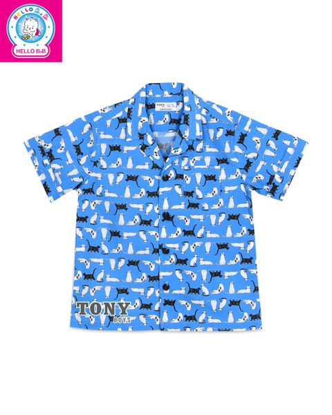  Áo sơ mi cổ đan tông tay ngắn SM1589 - Tony Boys 
