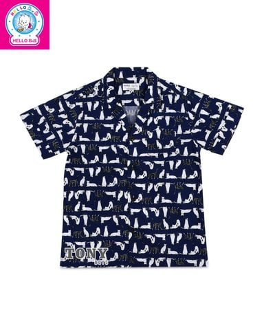  Áo sơ mi cổ đan tông tay ngắn SM1589 - Tony Boys 