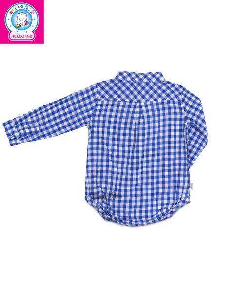  Áo sơ mi boby tay dài (kèm nơ) 1583 - BabyOne 