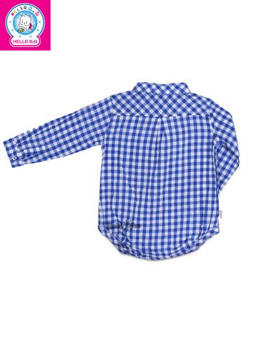  Áo sơ mi boby tay dài (kèm nơ) 1583 - BabyOne 