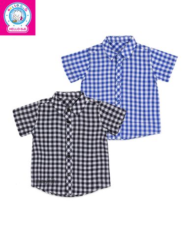  Áo sơ mi tay ngắn 1586 - BabyOne 