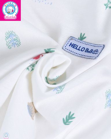  Áo sơ sinh cài vai in họa tiết ASS0033 - HELLO BnB 