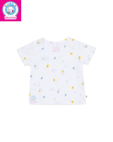  Áo sơ sinh cổ đắp in họa tiết ASS0034 - HELLO BnB 
