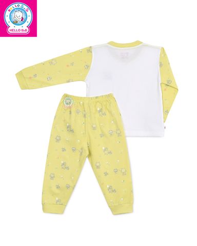  Bộ bông dài bé trai cổ tim BA1732 