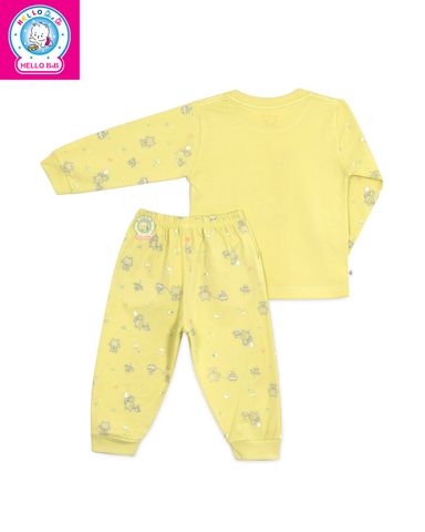  Bộ bông dài bé trai cổ tròn BA1733 