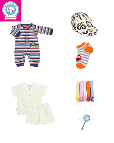  Hộp quà thôi nôi bé trai GIFT1624 - HELLO BnB 