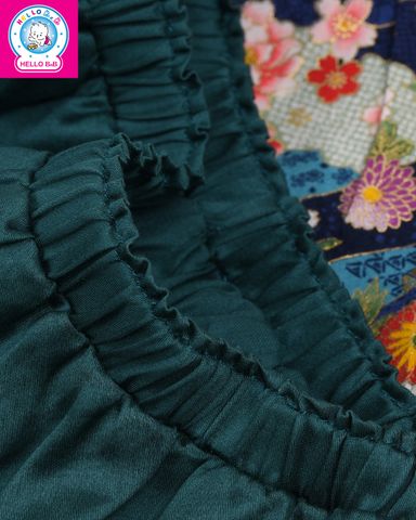  Áo dài thổ cẩm tay con AD1550 - GiGi Girls 