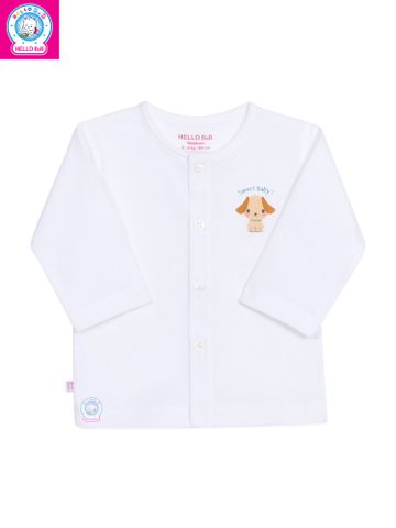  Áo Cài Giữa Trắng Tay Dài - AL0005 