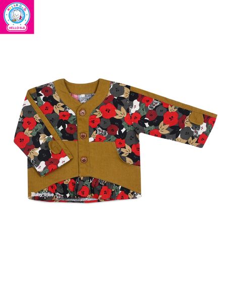  Áo khoác thổ cẩm bé gái (Kaizen Collection) AN1533 - BabyOne 