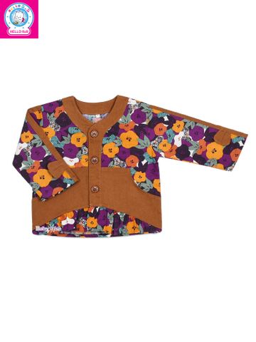  Áo khoác thổ cẩm bé gái (Kaizen Collection) AN1533 - BabyOne 