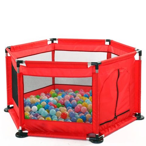  Quây cũi vải lục giác cho bé BW-B1288 Đỏ (không kèm bóng) 2500011288 - Everest Kid 