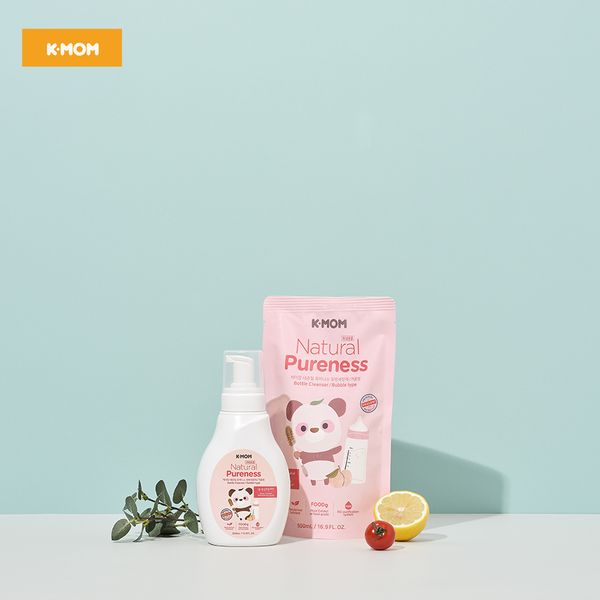  Nước rửa bình và rau quả chiết xuất thảo mộc K-Mom 500ml 