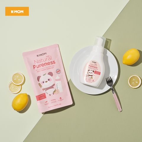  Nước rửa bình và rau quả chiết xuất thảo mộc K-Mom 500ml 