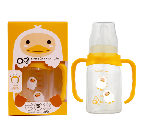  Bình sữa PP cầm tay Agi 140ml 
