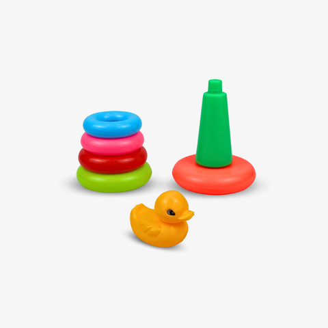  Đồ chơi xếp tháp vòng Vịt nhí HT710 