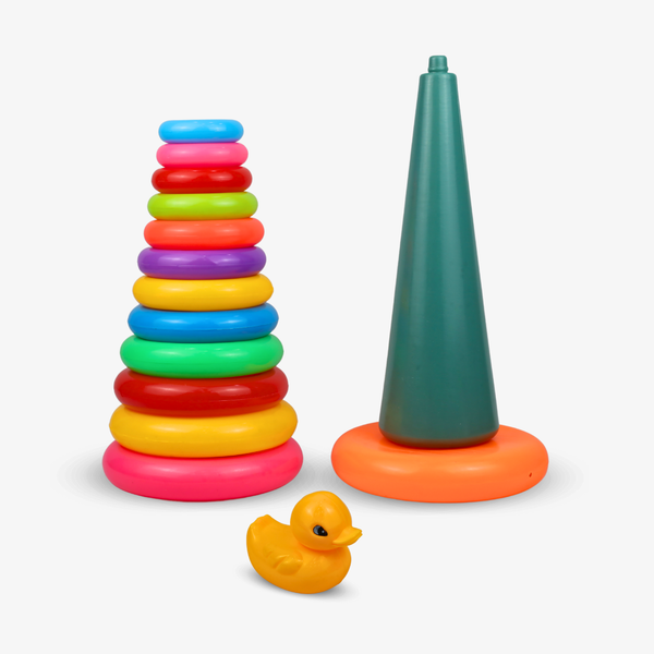  Đồ chơi xếp tháp vòng Vịt đại HT730 