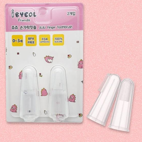  Bàn chải xỏ ngón I-Byeol Friends JuJu Finger Tooth brush 