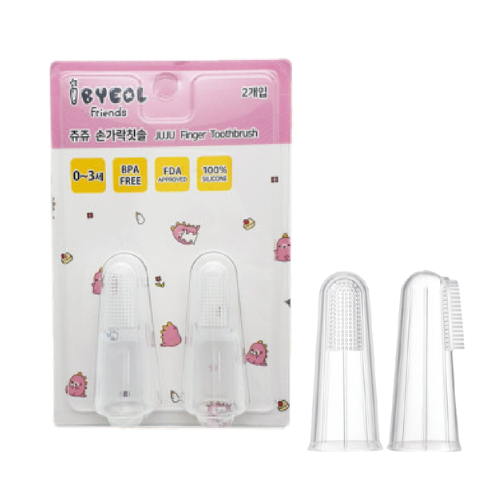  Bàn chải xỏ ngón I-Byeol Friends JuJu Finger Tooth brush 