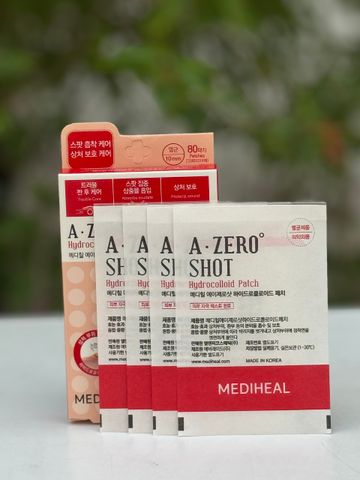  Miếng dán mụn Mediheal A-Zero shot trouble dressing spot patch 80 miếng 
