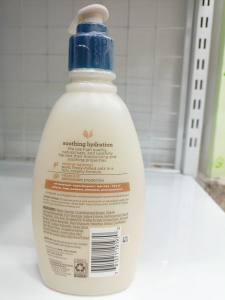  Sữa tắm Aveeno baby creamy Wash 354ml 