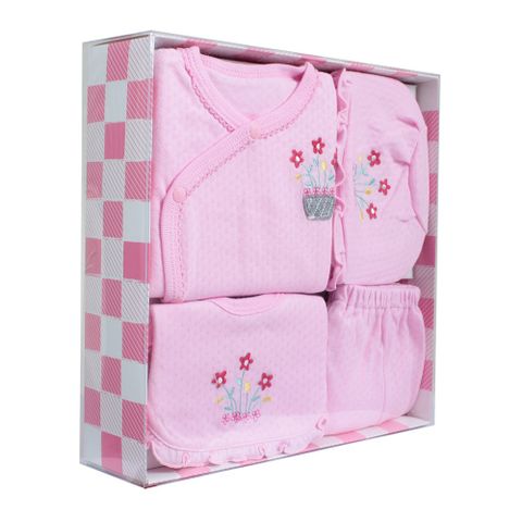  Quà vuông 4 món màu bé gái GIFT1019 - HELLO BnB 
