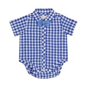  Áo sơ mi boby tay ngắn (kèm nơ) 1582 - BabyOne 