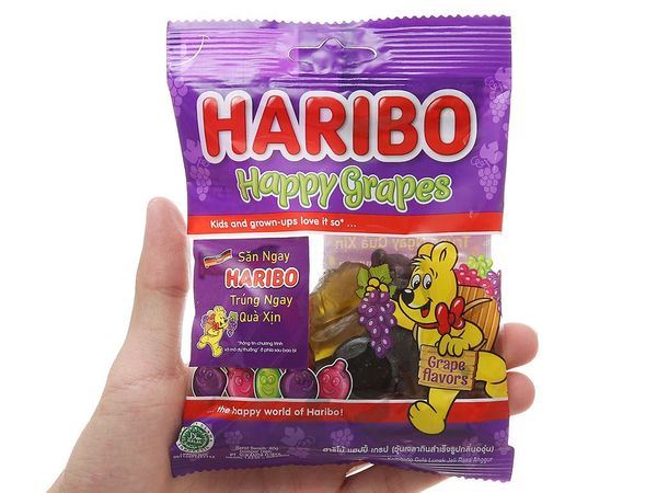  Kẹo dẻo Haribo Grapes 80g 