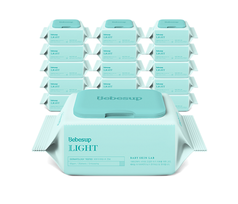  Khăn ướt Bebesup Light (20 miếng / 80 miếng) 