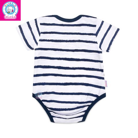  Liền quần ngắn sọc cổ đắp 1452 