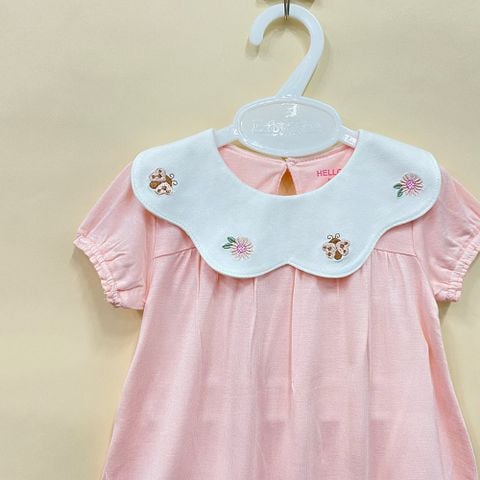  Áo body bé gái cổ hoa xinh 1703 - HELLO BnB 