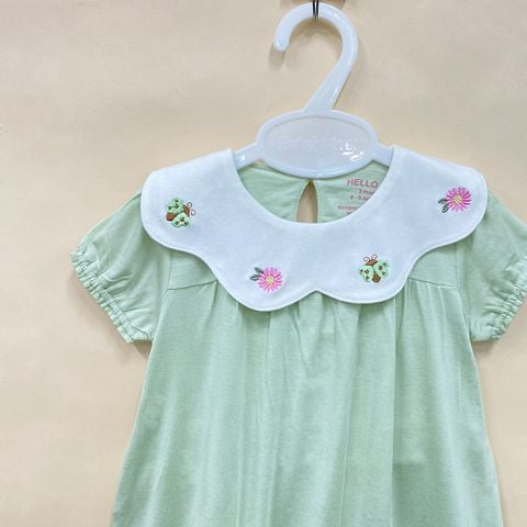  Áo body bé gái cổ hoa xinh 1703 - HELLO BnB 