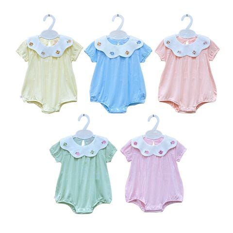  Áo body bé gái cổ hoa xinh 1703 - HELLO BnB 