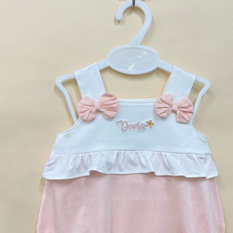  Áo body bé gái 2 dây đính nơ 1708 - HELLO BnB 