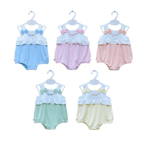  Áo body bé gái 2 dây đính nơ 1708 - HELLO BnB 